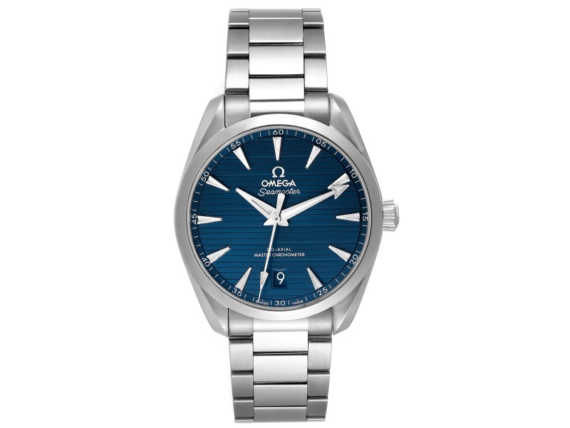 Omega Seamaster Aqua Terra Blue Dial Steel Watch  